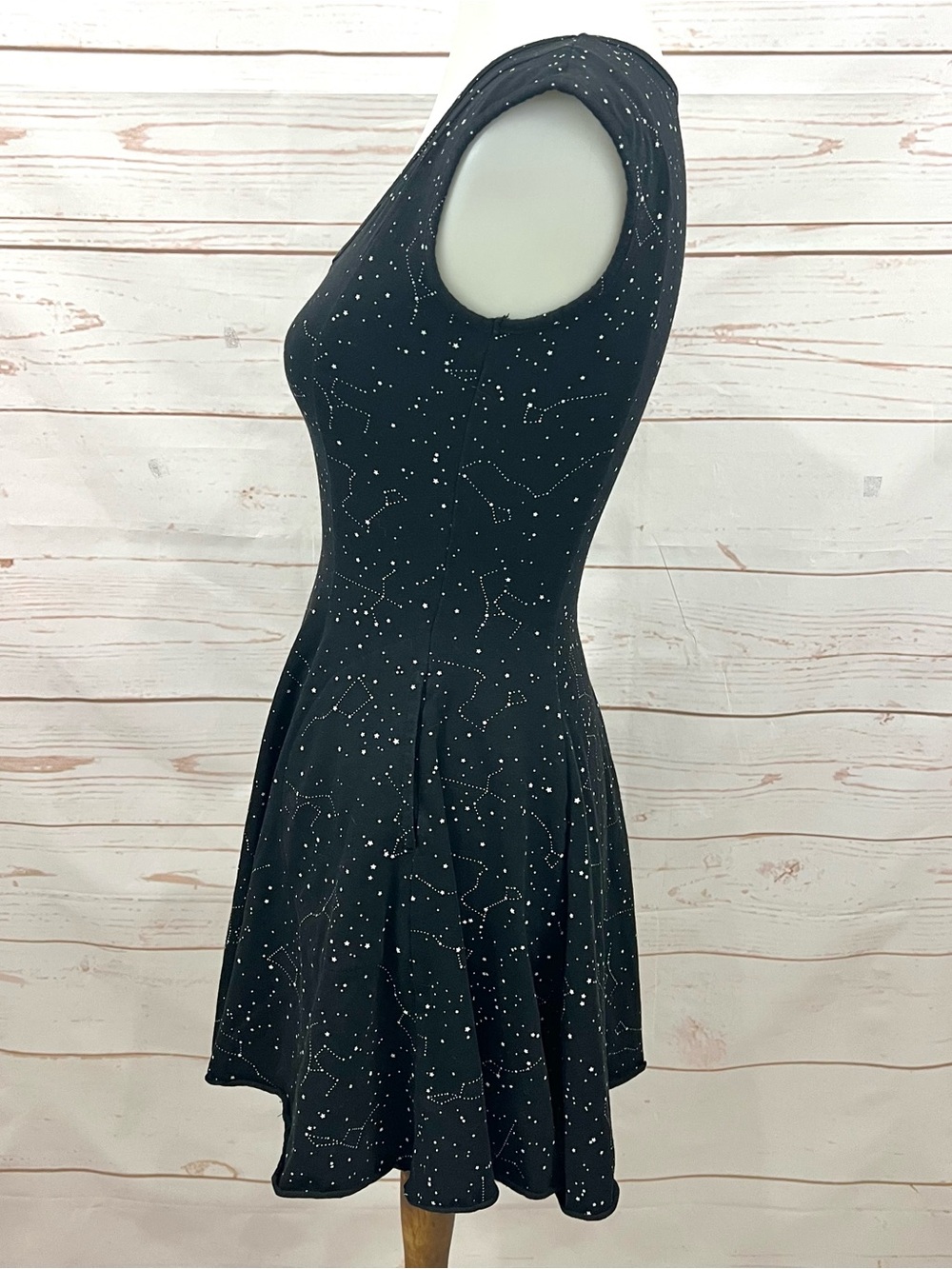 Effie’s Heart Retro Galaxy Constellation Pocket Skater Tunic Top Swing Dress - Picture 8 of 13